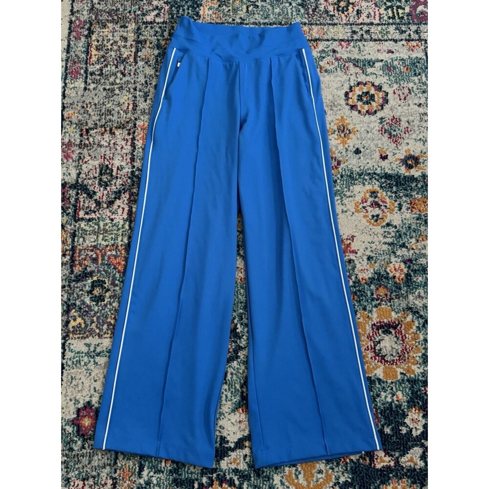 Athleta Venice High Rise Track Stripe Wide Leg Pant Size XS Sporty Preppy